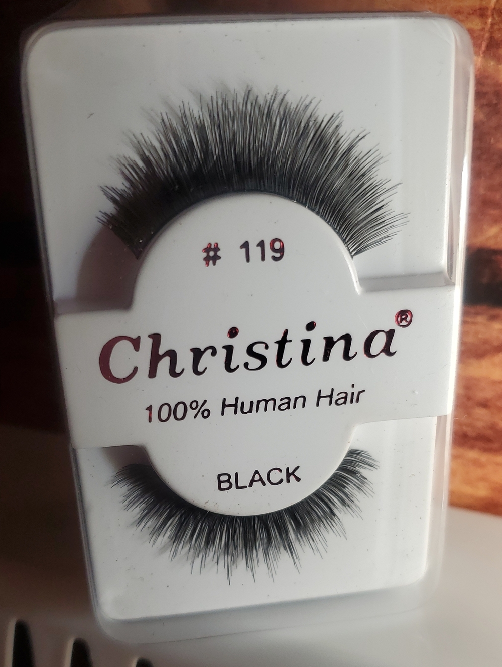 Christina Black Flared Natural-Look False Eyelashes #119